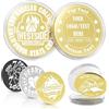 Shueewago 10-100 Monete Personalizzate in Metallo da 3 Colori, Moneta da Collezione Personalizzata con Foto/Logo/Testo, Incisione Laser, Regali Commemorativi per Fidanzato, Fidanzata, Marito, Moglie, Uomini