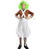 Funidelia | Costume da Oompa Loompa - La Fabbrica di Cioccolato per bambino - Charlie and the Chocolate Factory - Costume per Bambini e accessori per Feste, Carnevale e Halloween - Bianco
