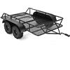 INJORA RC Trailer per Autotrasporto -Metallo Intoppo Carrello di Montaggio per 1/18 RC Crawler TRX4M K10 High Trail