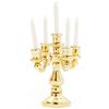 Odoria 1/12 Miniatura Candelabro a 5 bracci, Color oro Casa Delle Bambole