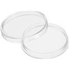 PATIKIL Portamonete in argento da 38 mm, 50 pezzi, in plastica trasparente, rotondi, per contenere monete da mezzo dollaro