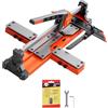 VEVOR Tagliapiastrelle Manuale 600mm per Ceramica, Utensile da Taglio con Base a Molla e Guida Angolare Regolabile, con Guida Allineamento di Precisione, per Taglio di Piastrelle Mattonelle A Mano