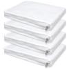 PARODI & PARODI- Il Salva Coperte Custodia Proteggi Piumoni e Lunzuola in TNT x4, Sacco Traspirante per Proteggere Piumone Plaid, Dotata di Comoda Cerniera, Misura 50x45x15 cm