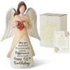 Storieme Regalo per il 50° compleanno da donna: statuette di angelo per mamma, migliore amica, sorella, moglie, figlia, 50 anni