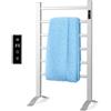 FANTASK Scaldasalvi, Lega di Alluminio, Argento, 54 cm x 35 cm x 91 cm