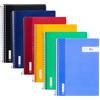 RAYLU PAPER Set 6 Quaderni A Spirale A5 a Quadretti 4x4, Quaderno Appunti Colorato con Spirale, 80 Fogli 90g e Copertina in Polipropilene Resistente (A5, Jack da 3,5mm)