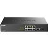 D-Link Dgs 1010MP - Interruttore - Non Gestito - 8 x 10/100/1000 ( Poe