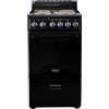 PremiumLevella Premium Levella - Gamma elettrica da 20 pollici con 4 bruciatori a bobina e 2,2 Cu. Capacità forno in colore nero