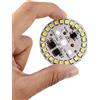 EXMOCIS 5pc fai da te lampada lampadina a led AC220V ingresso intelligente IC LED chip a led a led per luce lampada SMD 15W 12W 9W 7W 5W 3W chip luce bianco bianco-5W