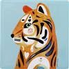 Maxwell & Williams Sottobicchiere Tiger PETE CROMER in ceramica - sughero, Set da 6