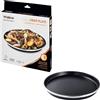 Whirlpool Piatto Crisp Minimalista Nero, Rotondo, 25 cm (interno) / 27 cm (esterno) - h. 2,5 cm