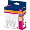 OSRAM Greenice Pack 3 Lampadina LED OSRAM B E14 Opale 7W 806Lm 2700K IP20 200° [LV-4058075385207]