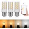I-SHUNFA Lampadina LED Smart con Bluetooth E27, 10W 1000LM, AC 230V, luminosità regolabile dall'1% al 100%, temperatura colore regolabile da 2700K a 6500K, controllo tramite APP (3 Pack (Nur Glühbirne))