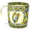 Royal Tara Irish Weave Ceramic Mug Collection With Harp Ring Print