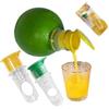 Generico 2025 New Screw-Top Lemon Squeezer, Upgraded Lemon Juicer Squeezer, Mini Manual Lemon Squeezer, Screw Top Squeezer with Lid & Built-In Filter (Mix,2 pcs)