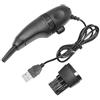 DUZEPA Aspirapolvere portatile per computer, tastiera PC, laptop, auto, mini aspirapolvere portatile ricaricabile tramite USB, compatto, raccoglitore di polvere