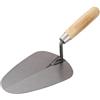 TXLEAPEY Spatola for Muratura A Punta for Cazzuola for Intonaco In Acciaio Al Carbonio Con Manico Rotondo In Legno, Strumenti for Muratura Di Pareti E Mattoni(Duck tongue shovel)