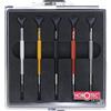 KD89 - Set di 5 cacciaviti per orologiaio, con cuscinetto a sfera, quadrato, MSA01.020-A (0.60, 0.80, 1.00, 1.20, 1.40 mm)