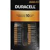 Duracell - CopperTop AAA Alkaline Batteries - Long Lasting, All-Purpose Triple A Battery for Household and Business - 40 Count