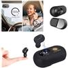 Trade Shop Traesio Auricolare Bluetooth con Base di Ricarica Solare per Auto, Pannello Solare