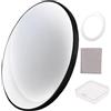 Generisch Specchio magnetico per selfie, specchio vlog per telefono, schermo HD da 2,2 pollici, supporto magnetico per telefono per trucco, vlogging, streaming, uso di bellezza, kit da studio, magnetis wireless