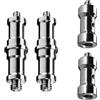 Walimex Set Spigot 2+2 Adattatori per filettatura 3/8" 1/4" per collegamento accessori foto e video, allestimenti luci servizi fotografici
