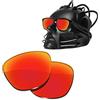 ToughAsNails - Lenti polarizzate di ricambio per occhiali da sole Oakley Frogskins, Arancione fuoco., Taglia unica