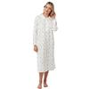 Daisy Dreamer Wincey - Camicia da notte da donna in flanella di cotone spazzolato morbido e caldo, con stampa floreale, taglia 40-58, rosa, XL