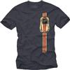 MAKAYA Maglietta Uomo Motorsport con Stampa Auto da Corsa Tuning Tshirt Sportiva Regalo in Cotone per Adulti Ragazzi e Bambini Blu Grigio L