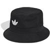 adidas Adicolor Trefoil Bucket Hat - Nero - Taglia unica, Nero, Taglia unica, Nero., Taglia Unica