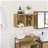 Generico Mobiletto da Bagno Rovere Artigianale 60x25x40 cm Truciolato,Armadietti e portaoggetti,Componenti di arredo bagno-860075