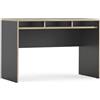 Vicco Scrivania con ripiani Tetrix, Antracite, 112 x 55 cm con 3 scomparti, adatto come postazione di lavoro per smart working e studio