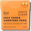 Rael Miracle Clear Toner Pads Illuminanti al Carotene (72 Pezzi)