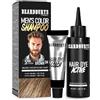 BY CAROBELS BEARDBURYS Beardburys Color Shampoo | Tintura di Barba e Capelli in shampoo, Rimuove i capelli grigi e cura della barba - Beardburys Shampoo 50 g (marrone chiaro)