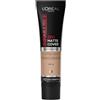 L'Oreal Paris L'Oréal Paris Fondotinta Infaillible 32H Matte Cover, Make-Up dal Finish Matte Copertura Totale sulla Pelle, 110 Vanille Rosé, 30 ml