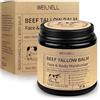 WEILNELL Beef Tallow Face Cream 120g, Crema Viso al Burro e Miele, 100% Naturale Balsamo di Sego e Miele Biologico per Viso e Corpo, Idratazione Profonda, Lenisce la Secchezza