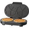 Black+Decker - Piastra per waffle 1400W | Doppia XL | 2 waffle | Piastre antiaderenti | 33,6x18,2 cm | Temperatura regolabile | Spia luminosa | Maniglia fredda | Finiture acciaio inox