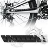 Desing Wish 1 Pezzi Protezione Telaio Bici in Silicone Adesivo Antiscivolo per Catena e Tubo Inferiore Pellicola Salvacatena Resistente Nera per MTB Bici da Corsa E-Bike Accessorio Bici
