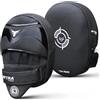 Mytra Fusion colpitori Boxe Vera Pelle colpitore Boxe per Allenamento MMA, Muay Thai e Arti Marziali Pad Boxe guantoni da Messa a Fuoco Kickboxing e paracolpi Boxe con Coppia
