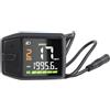 Garpotic Display Dz41 per bici elettrica Bafang Mid-drive Motor M500 per M600 M400 G330 con Uart e supporto protocollo può, nero (protocollo UART)