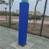 Generic Copertura imbottita quadrata per pali da 1,2 m per pali da basket da 10 x 10 cm a 20 x 20 cm, protezione di sicurezza per garage e cantine, blu, A 15 x 2 cm