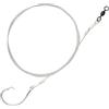 Generic Ami da pesca circolari in acciaio inossidabile con gru girevole per squalo, tonno, pesce spada, acqua salata, resistente, attrezzatura offshore argento (14/0)