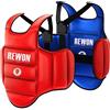 Rewon Gear Corpetto Protettivo per, boxe Arti Marziali, Taekwondo Corpetti Protezione, Regolabile Torace Petto Guardia per Kickboxing Karate MMA Muay Thai Adulto