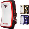 Mytra Fusion thai pad kick shield mma kickboxing muay thai training pad arm pad strike shield (White Blue)