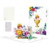 Générique Biglietti pop-up 3D per Shower | Biglietti di auguri per battesimo e celebrazione, regalo pieghevole per festa di nascita, comunione, padrini, ragazze, ragazzi e nuovi genitori