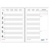 Agendepoint.it Agenda Prenotazioni 2027 Spiralata per Hotel e B&B, Formato A4 21x29,7 cm, da 6 a 12 Stanze, Copertina Plastificata