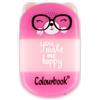Colourbook Temperamatite 3 in 1 con Gomma e Contenitore Trucioli, Design Gatto Rosa, Mini Temperino Compatto per Scuola, 4x1,5x1,5 cm (Gatto rosa)