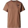 THE NORTH FACE NF0A87NK9W9 W S/S Box NSE Relaxed Tee T-Shirt Donna Virtual Blue/Estate Blu Taglia XS