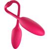 Generic Vibratore Uovo vibrante a 10 frequenze Punto G Massaggio vaginale Plug anale vibratore Butt plug Giocattoli erotici del sesso Per vibratore flirt lesbico uovo