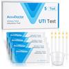 ACCUDOCTOR Check test 5 AccuDoctor Test Infezione Urinaria 4 Parametri, Strisce Reattive Urine con Nitriti Leucociti Sangue e Proteine, Kit Analisi Urinaria Rapida, Stick Test per Cistite e Controllo Vie Urinarie - Facile